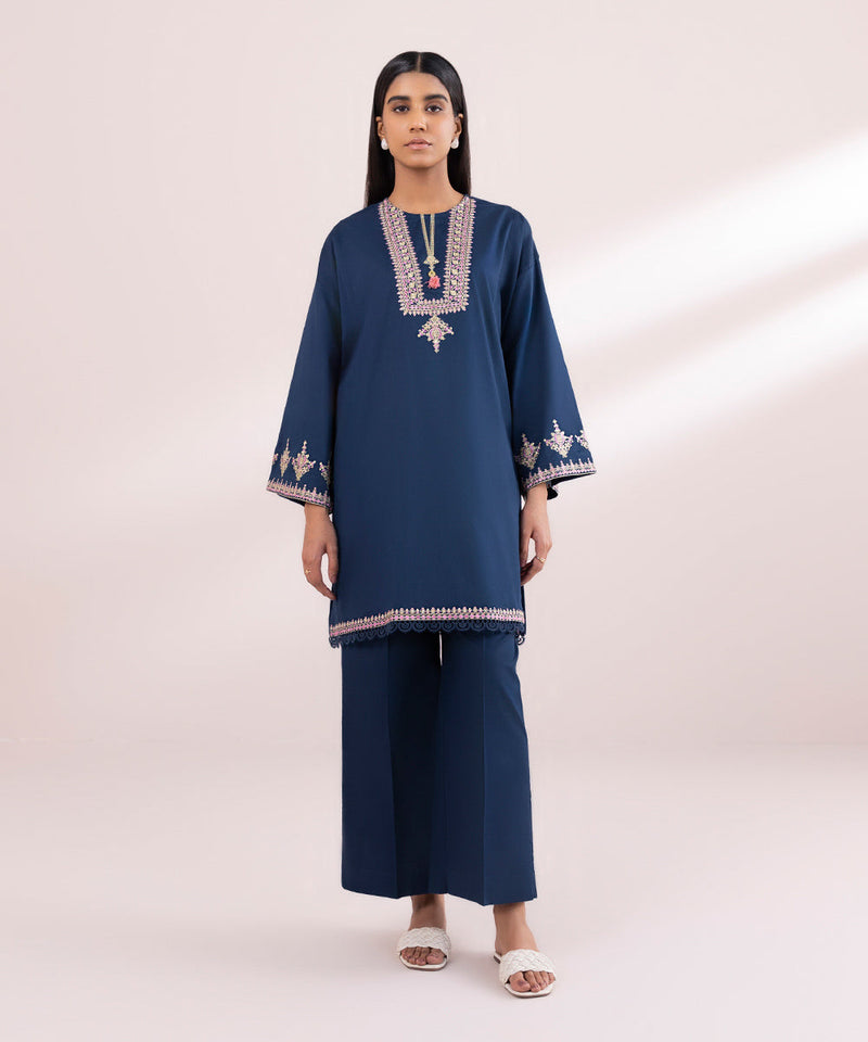 Embroidered Dobby Shirt