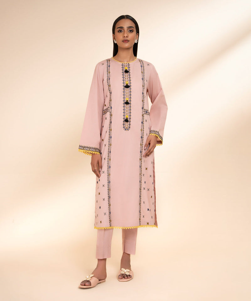 Embroidered Dobby Shirt