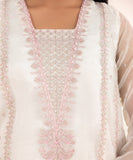 2 Piece - Embroidered Organza Suit