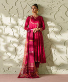 3 Piece - Embroidered Raw Silk Suit