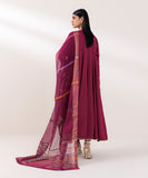 3 Piece - Embroidered Raw Silk Suit