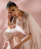 2 Piece - Embroidered Chiffon Suit