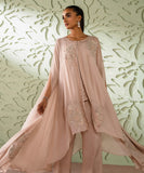 2 Piece - Embroidered Chiffon Suit