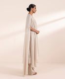 2 Piece - Embroidered Chiffon Suit