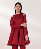 2 Piece - Embroidered Cotton Net Suit