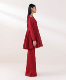 2 Piece - Embroidered Cotton Net Suit