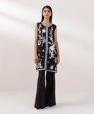 2 Piece - Embroidered Cotton Net Suit