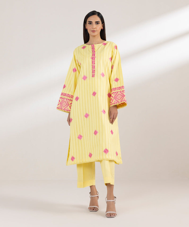 Embroidered Dobby Shirt