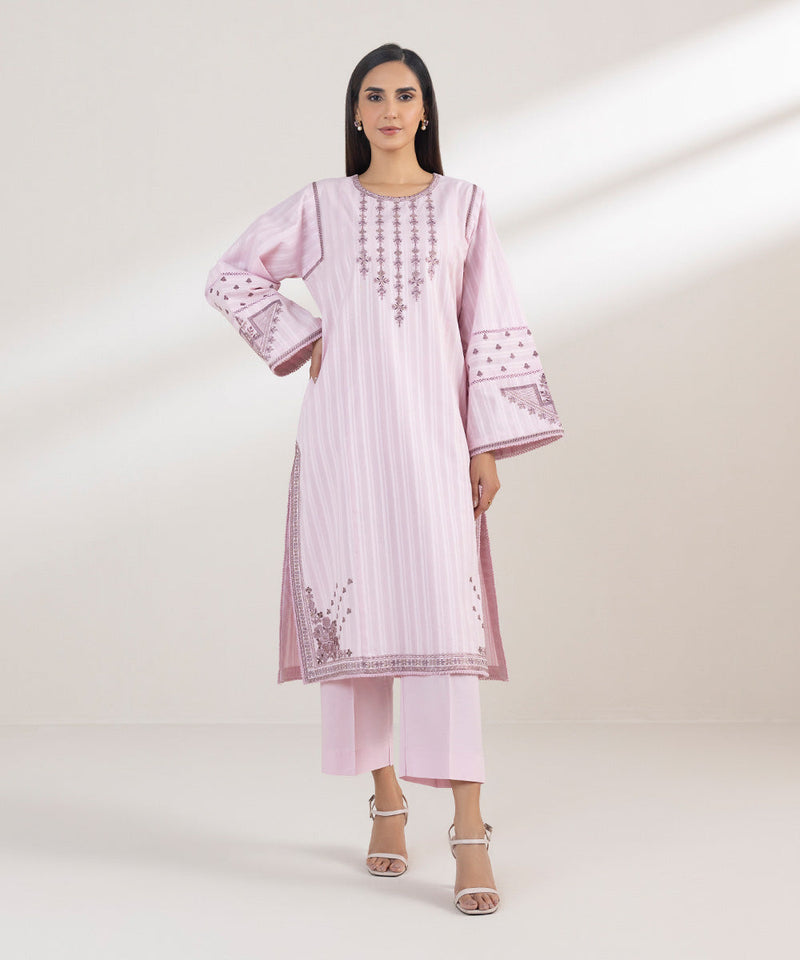 Embroidered Dobby Shirt