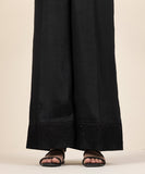 Embroidered Raw Silk Culottes
