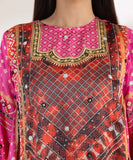 3 Piece - Embroidered Silk Suit