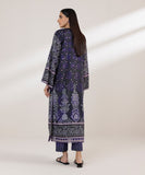 2 Piece - Embroidered Silk Suit