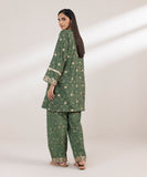 2 Piece - Embroidered Silk Suit