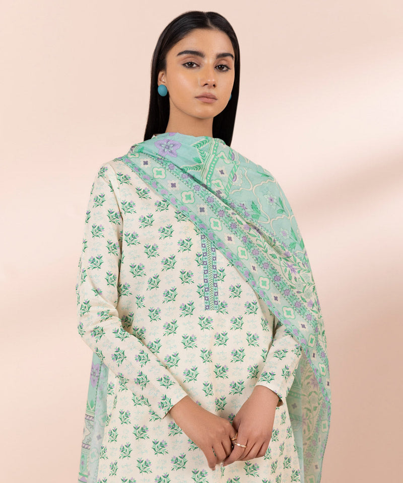 2 Piece - Printed Lawn Suit