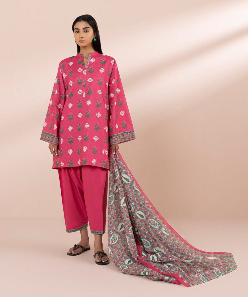 3 Piece - Printed Lawn Suit