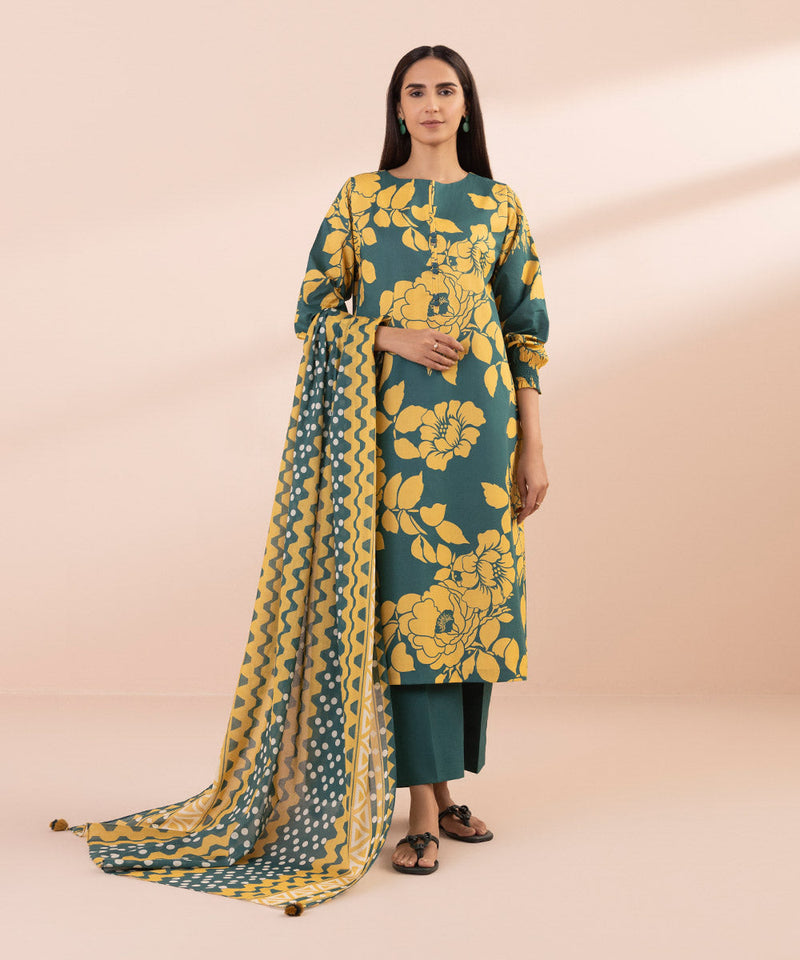 3 Piece - Printed Lawn Suit