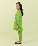 2 Piece - Printed Raw silk Suit