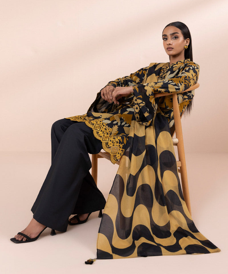 2 Piece - Embroidered Lawn Suit