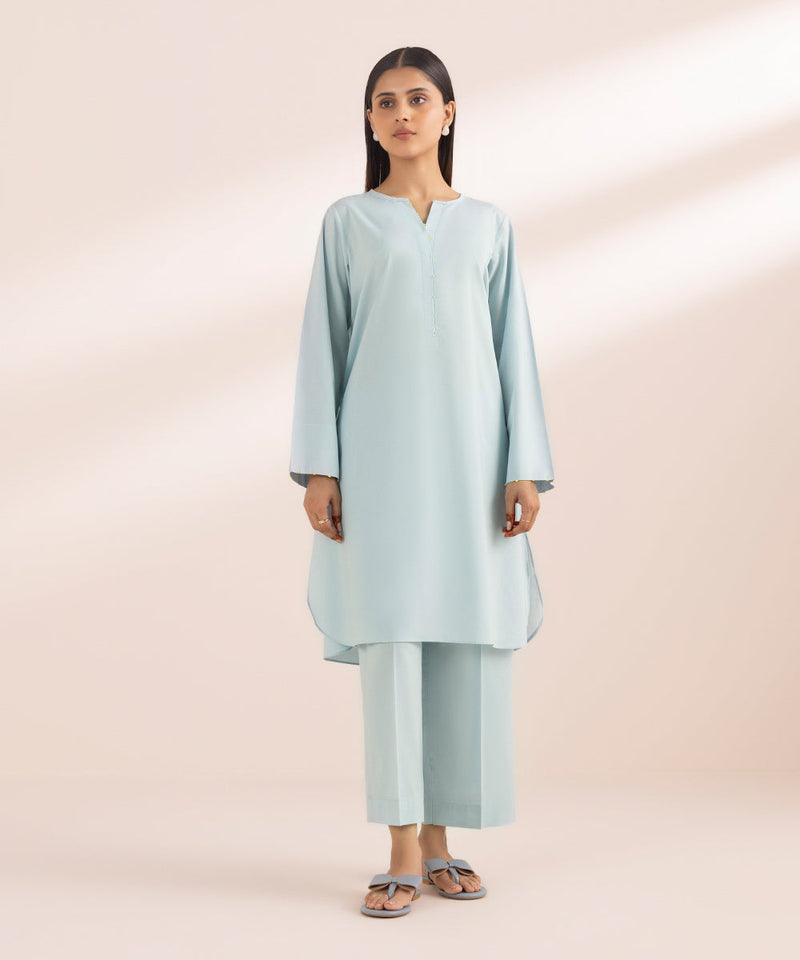 Solid Cotton Viscose Shirt