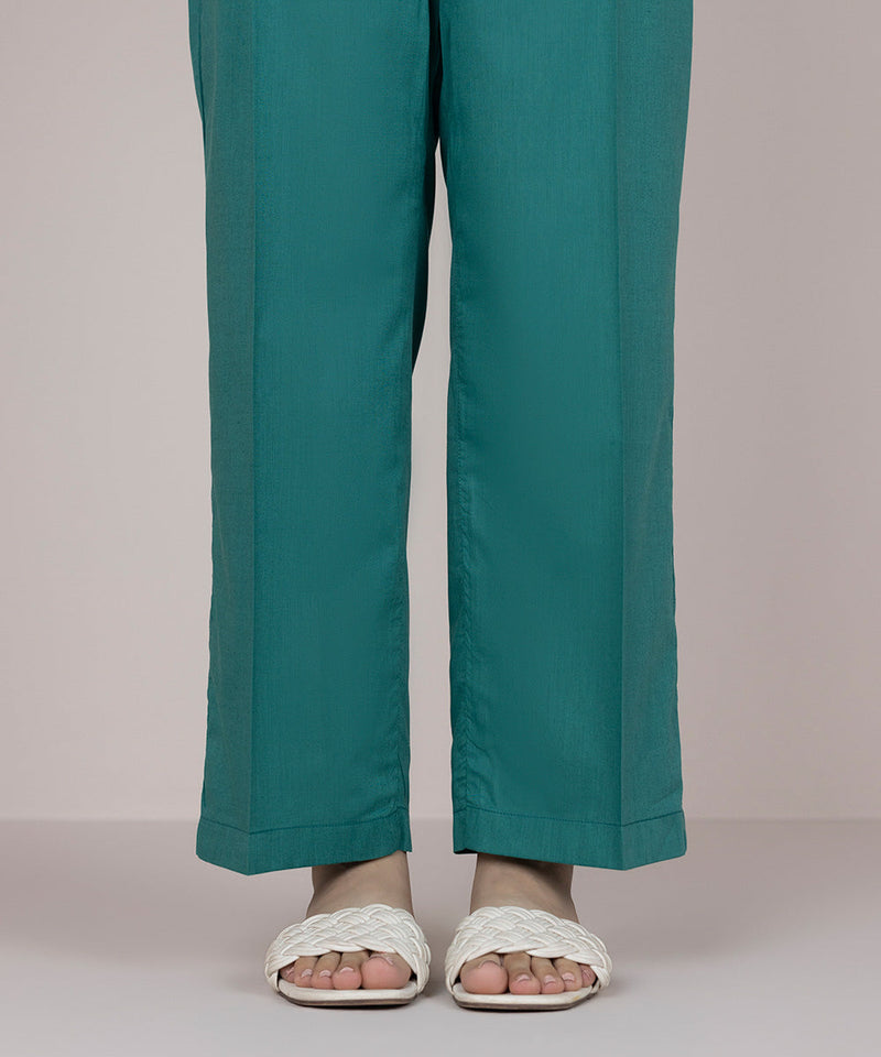 Cambric Straight Pants