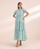 Printed Lawn Tier Dress