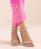 Embroidered Cambric Cigarette Pants