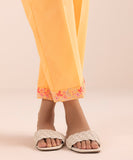 Embroidered Cambric Straight Pants