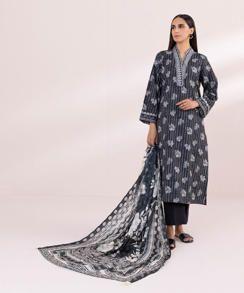 Printed Jacquard Dupatta