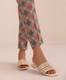 Printed Cambric Cigarette Pants