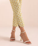 Printed Cambric Cigarette Pants