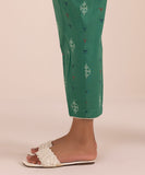 Printed Cambric Cigarette Pants