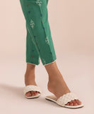 Printed Cambric Cigarette Pants