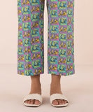 Printed Cambric Straight Pants