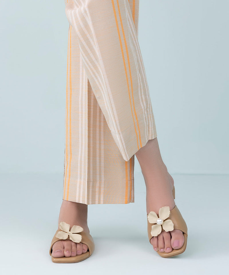 Yarn Dyed Straight Pants