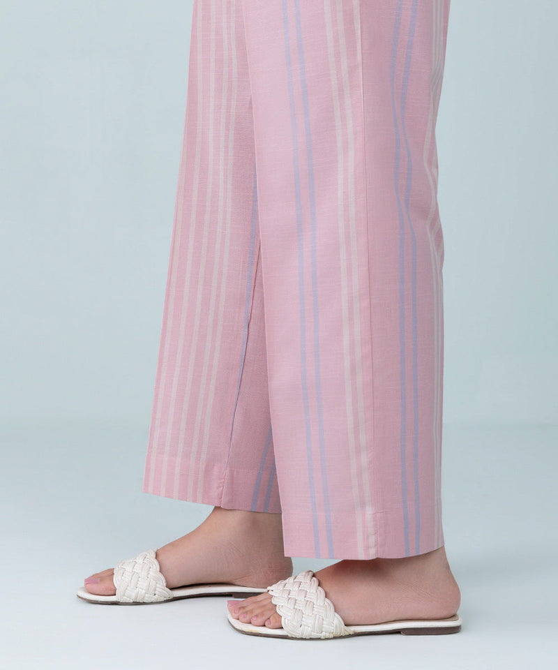 Yarn Dyed Straight Pants