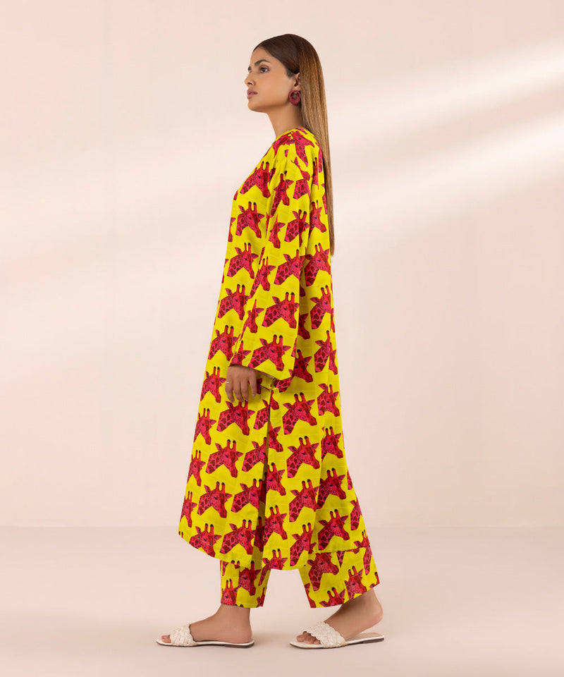 Printed Arabic Lawn Shirt