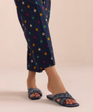 Printed Cambric Straight Pants