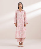 Printed Lawn Flared Shirt