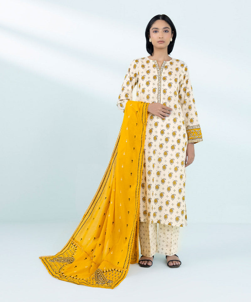 Embroidered Voile Dupatta