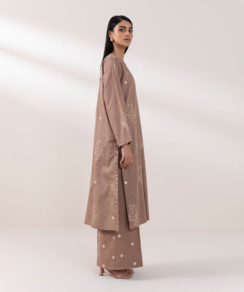 Embroidered Cotton Jacquard Shirt