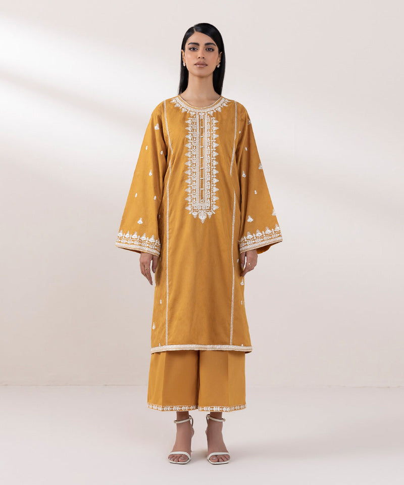 Embroidered Cotton Jacquard Shirt