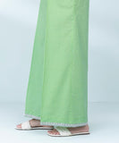 Embroidered Cambric Flared Pants