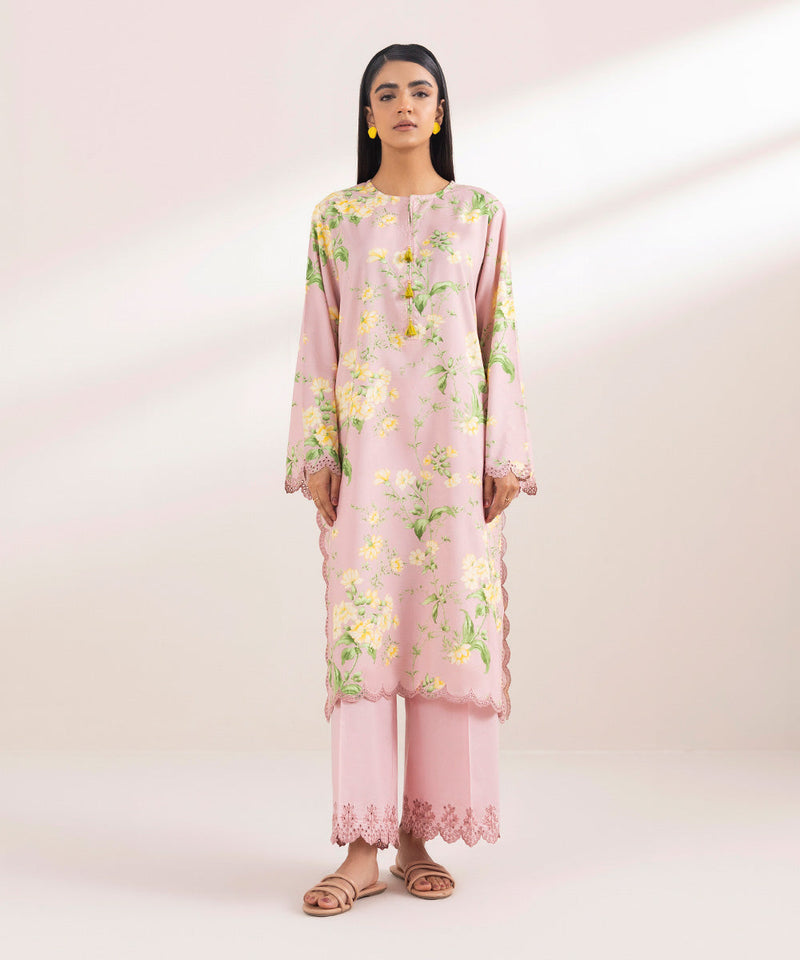 Embroidered Arabic Lawn Shirt