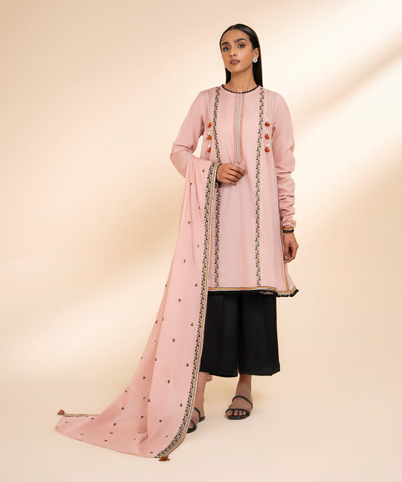 Embroidered Voile Dupatta