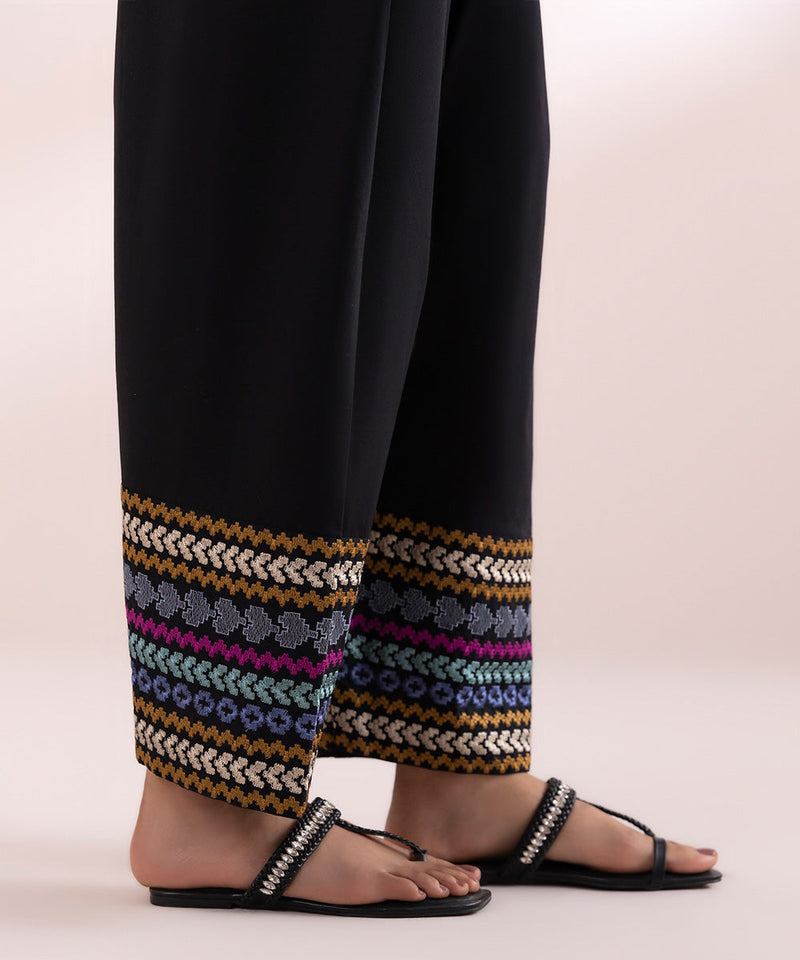 Embroidered Cambric Shalwar