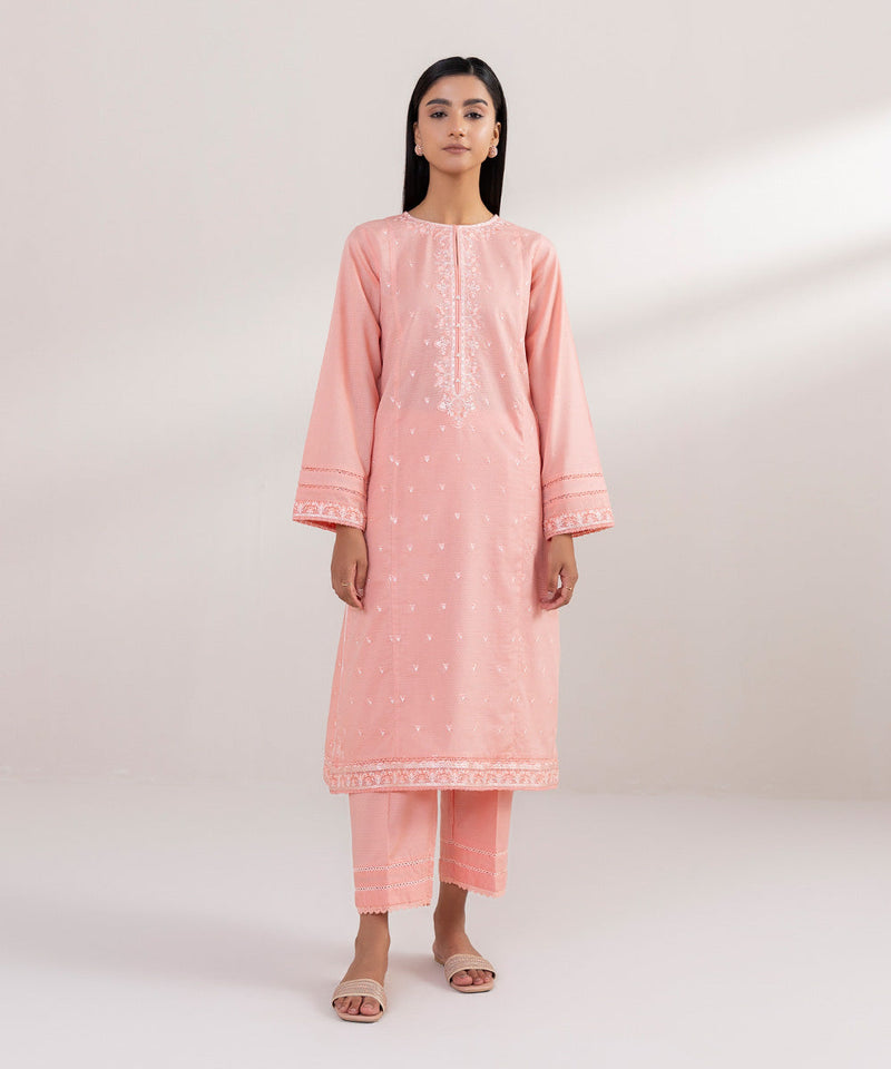 Embroidered Dobby Shirt