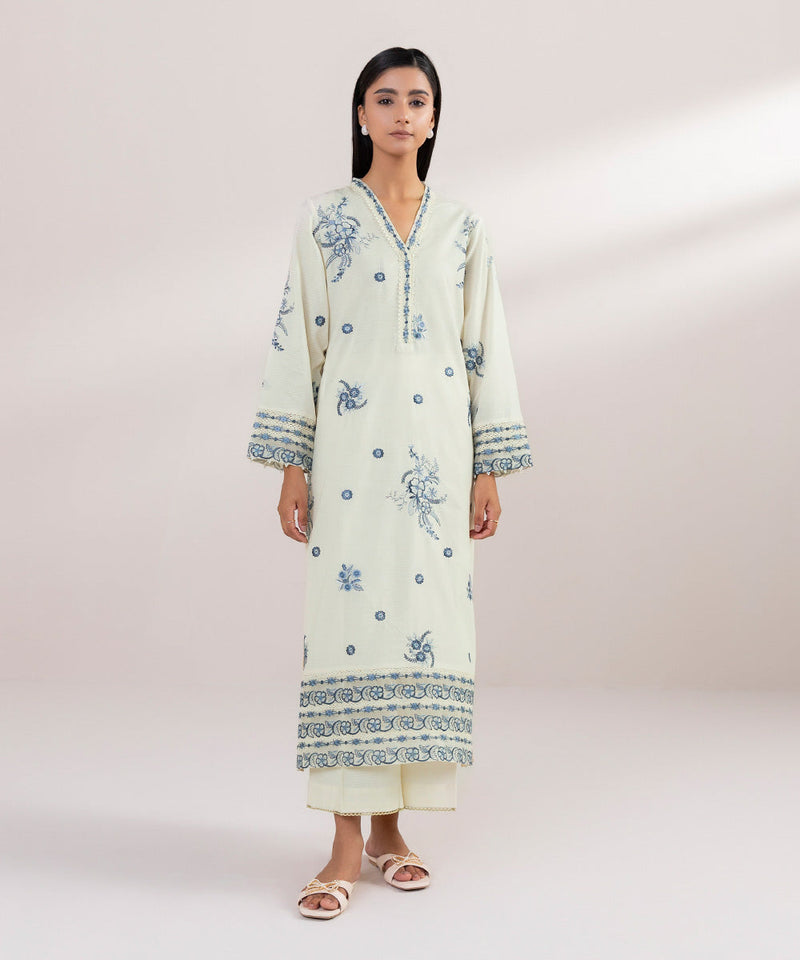 Embroidered Dobby Shirt