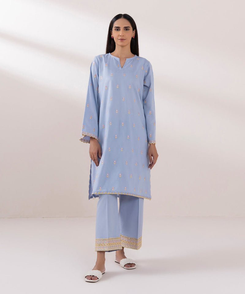 Embroidered Dobby Shirt