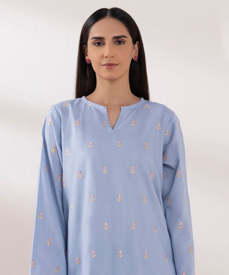 Embroidered Dobby Shirt