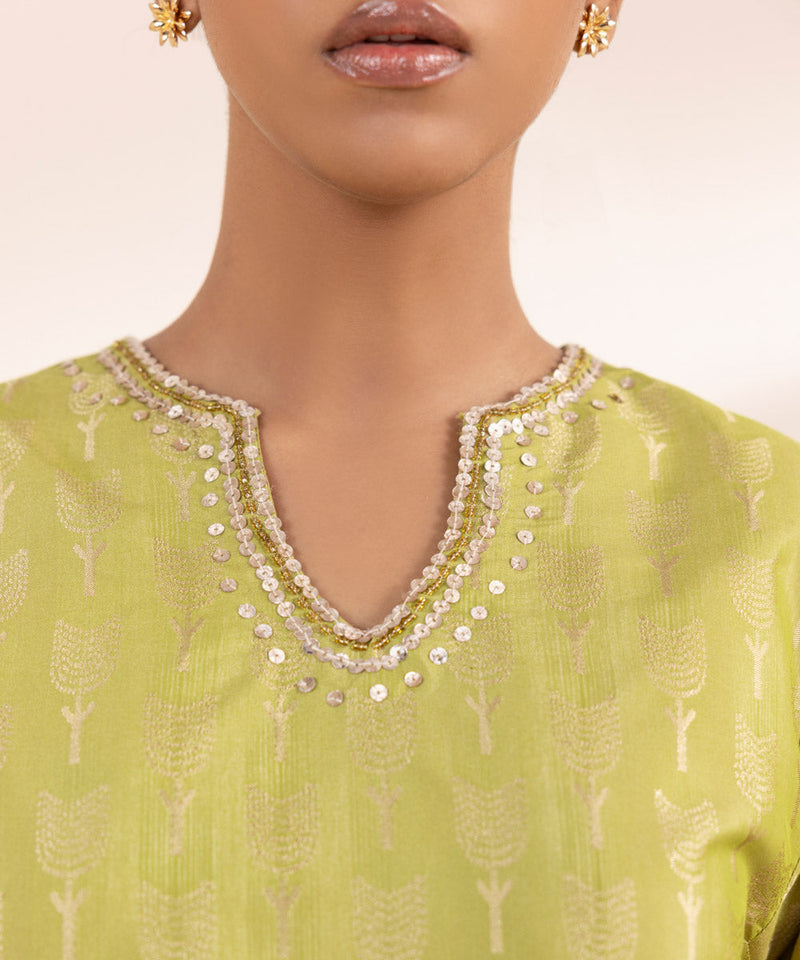 Embellished Jacquard Shirt